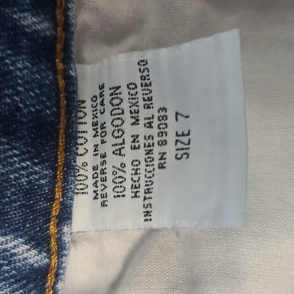 Vintage L.E.I. Denim Jean High Rise Shorts Women' 7 - Picture 7 of 7